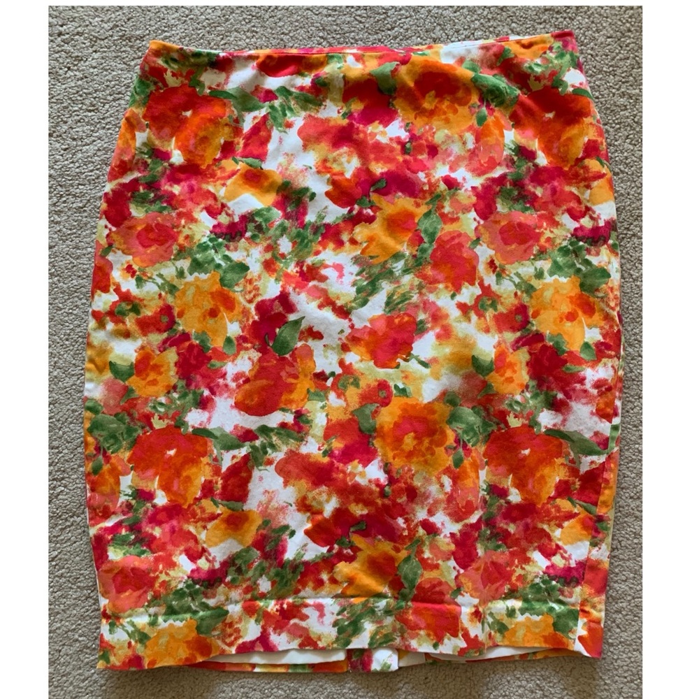 Floral Forever 21 Mini Pencil Skirt